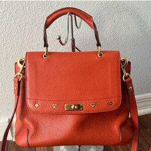 MCM top handle satchel